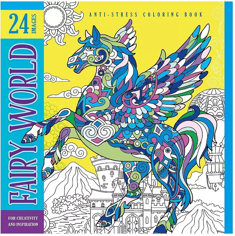 Kolorowanka antystresowa 200x200 12 kartek br fairy world
