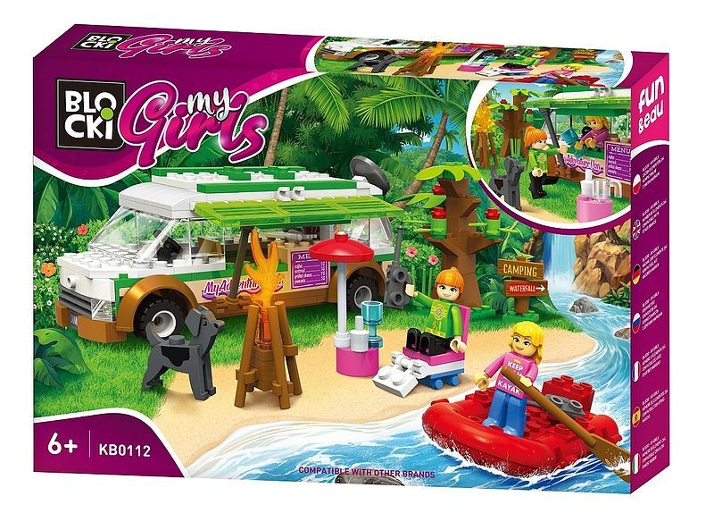 Klocki blocki mygirls 264 elementy wakacyjny camper kb0112