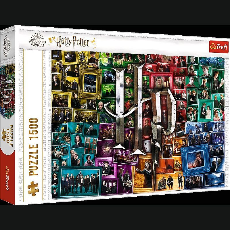 Puzzle 1500 harry potter na przestrzeni filmów 26185