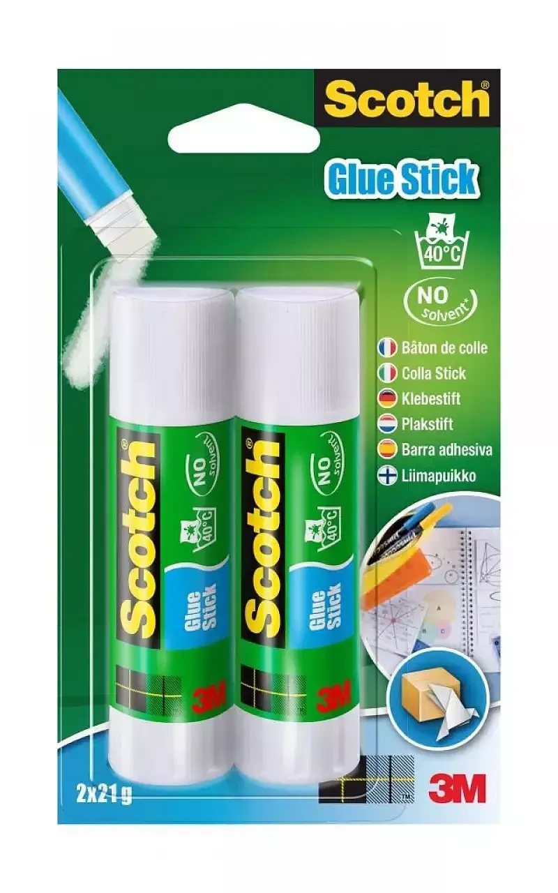Klej w sztyfcie scotch 2x21g