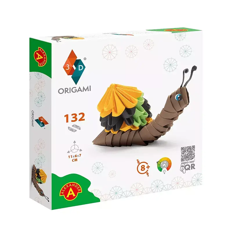 Origami 3D Ślimak