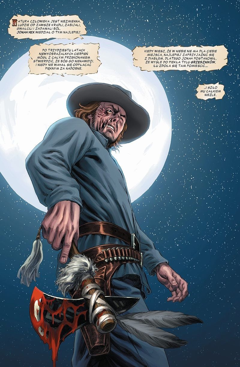 Jonah Hex - 01 - Oblicze pełne gniewu