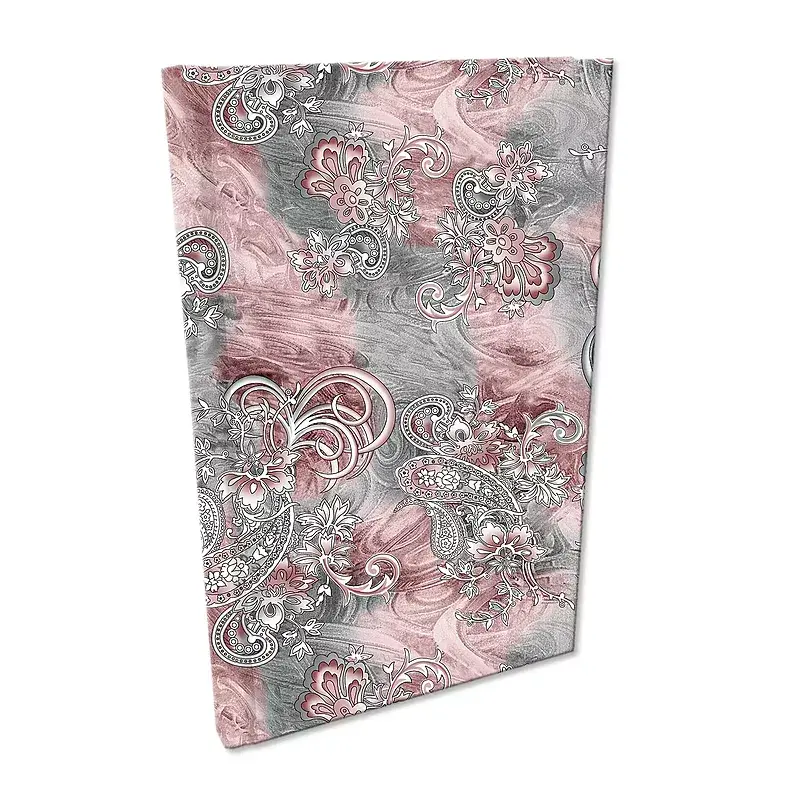 Notes a5 kratka soft touch paisley szare