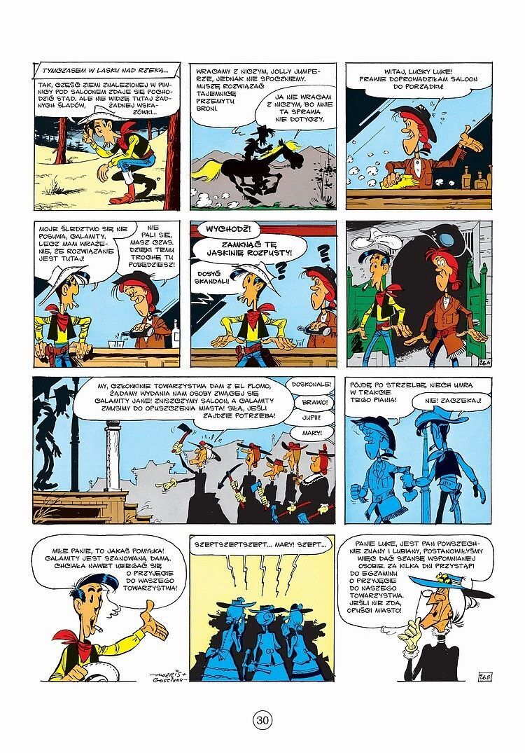 Lucky Luke - Calamity Jane, Siedem opowieści o Lucky Luke'u, Sznur wisielca i inne historie