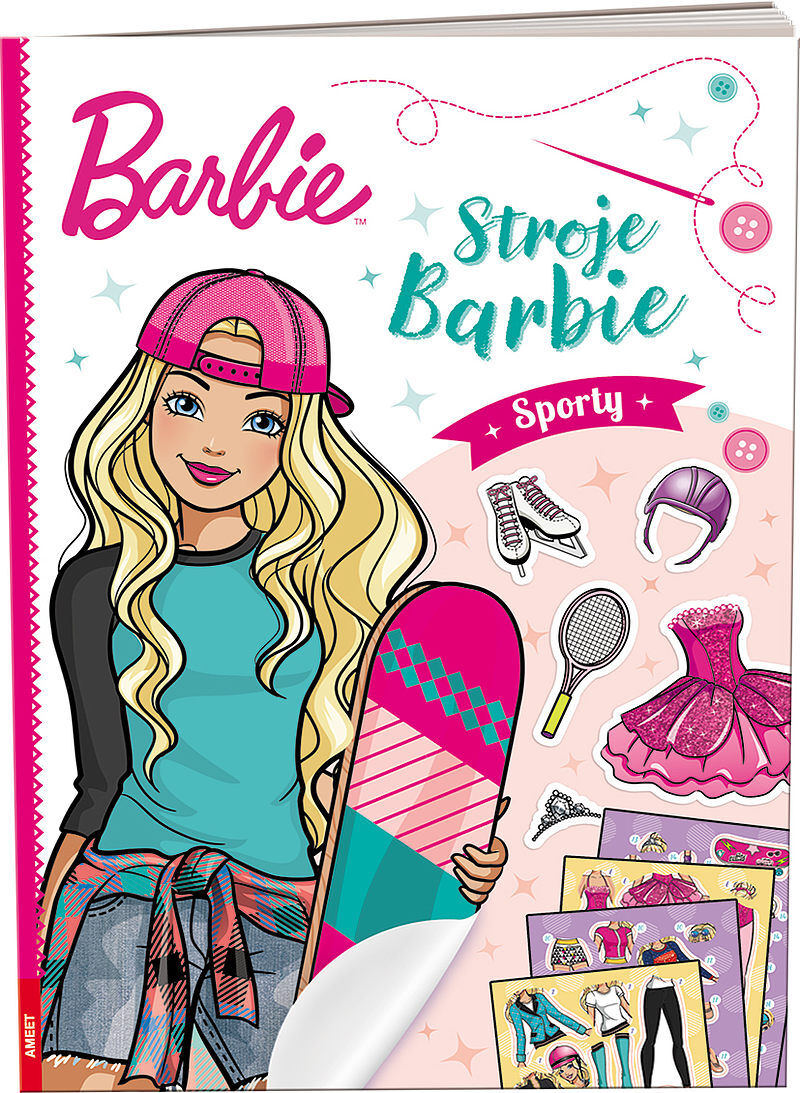 Barbie stroje barbie sporty rob1103