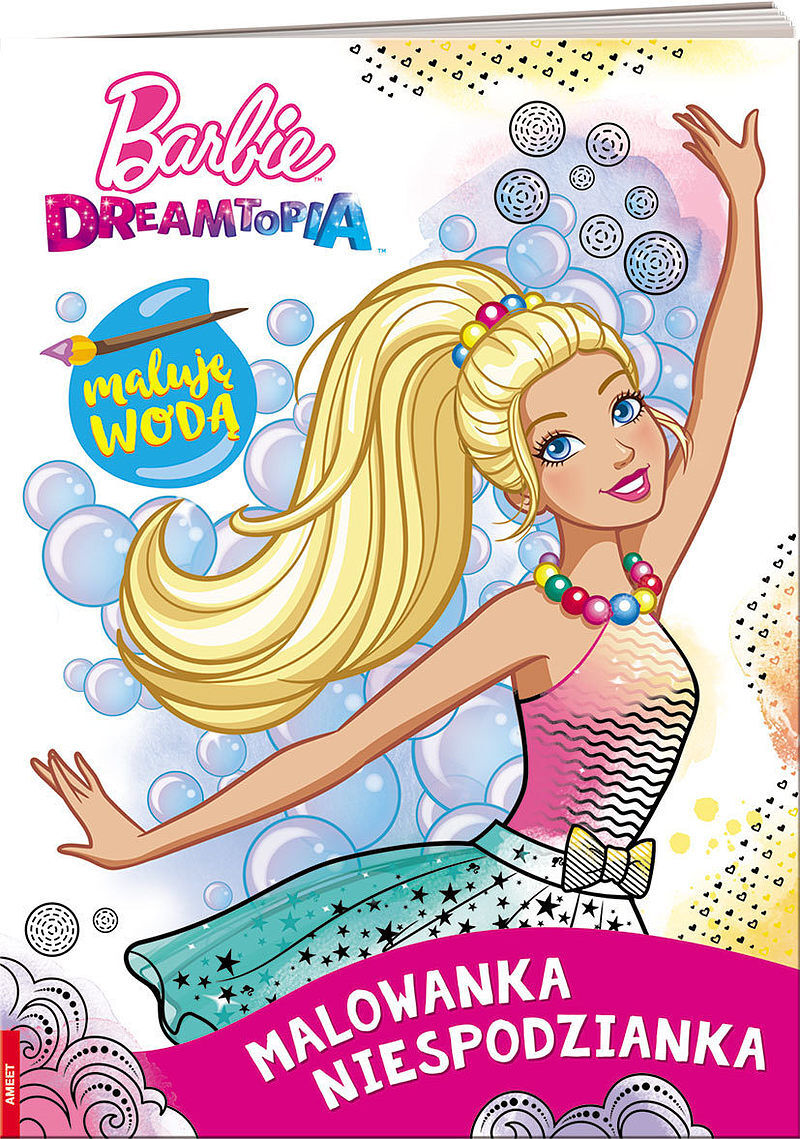 Barbie dreamtopia malowanka, niespodzianka mwn-1401