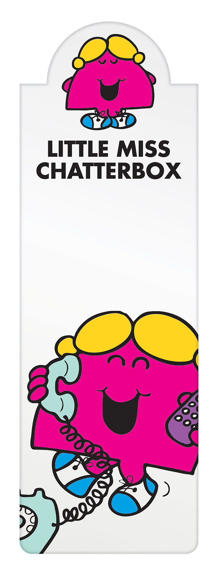 Mr. Men & little miss - magnetyczna zakładka do książki little miss chatterbox