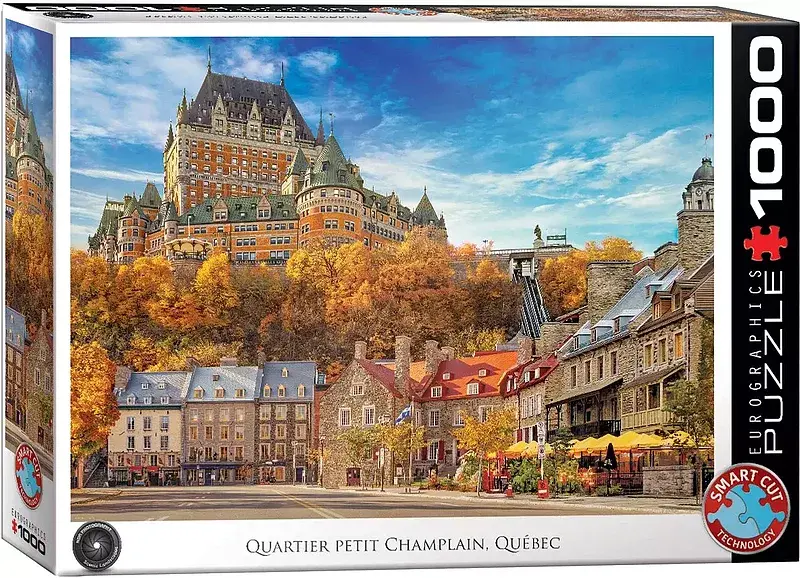 Puzzle 1000 quartier petit champlain 6000-5809
