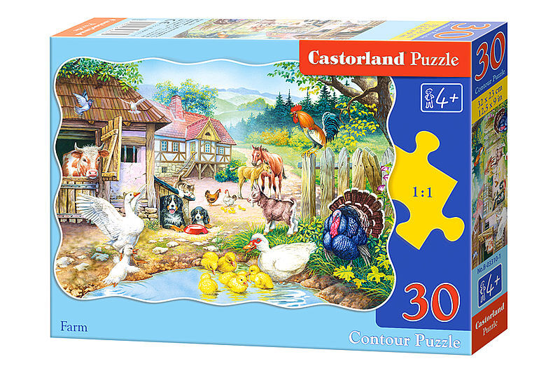 Puzzle konturowe Farm 30