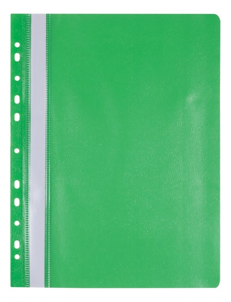 Paczka skoroszyt A4 Office Products miękki wpinany zielony 25 sztuk