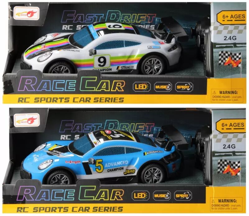 Auto wyścigowe zdalnie sterowane R/C FF Lad Spray 1szt.mix