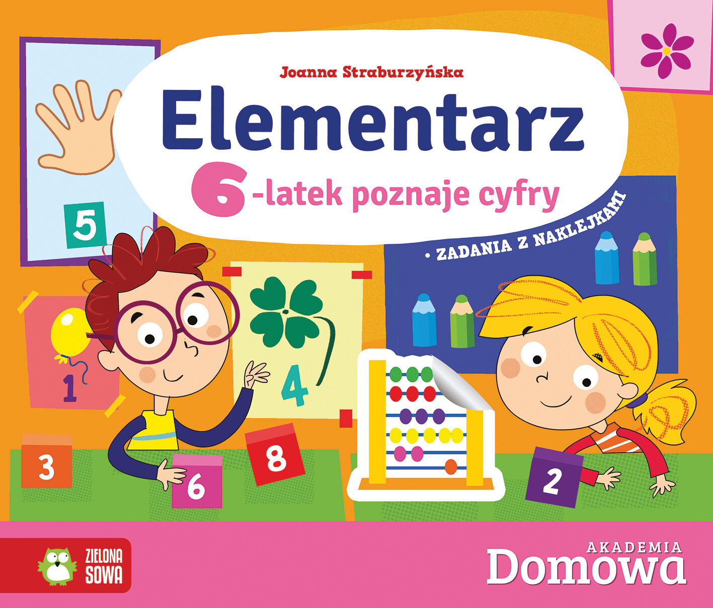 Domowa Akademia. Elementarz. 6-latek poznaje cyfry