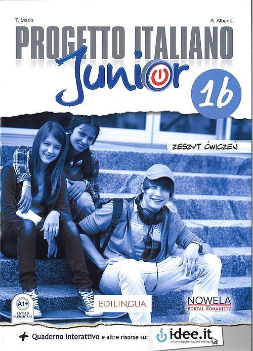 Progetto Italiano Junior 1b. Ćwiczenia do języka włoskiego, klasa 8, szkoła podstawowa. MEN