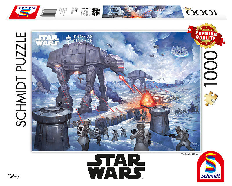 Puzzle 1000 pq star wars bitwa o hoth t. Kinkade 110802