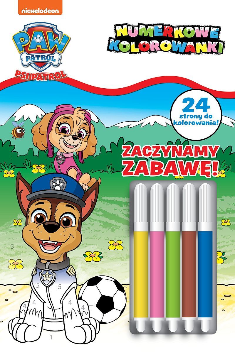 Psi Patrol Numerkowe kolorowanki. Zaczynamy zabawę!