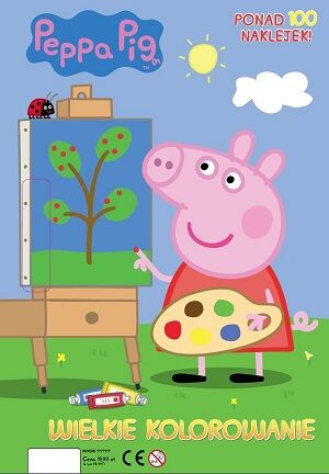 Wielkie kolorowanie Świnka Peppa