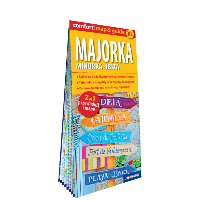 Majorka Minorka Ibizamap&guide XL PL laminat 2024