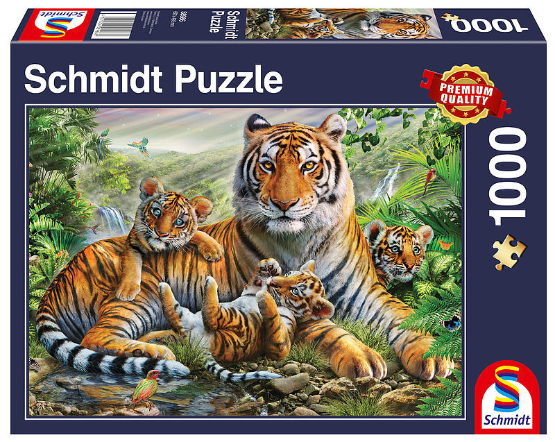 Puzzle 1000 pq tygrysy 111090