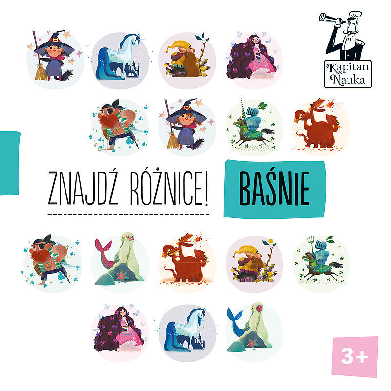 Znajdź różnice! Baśnie