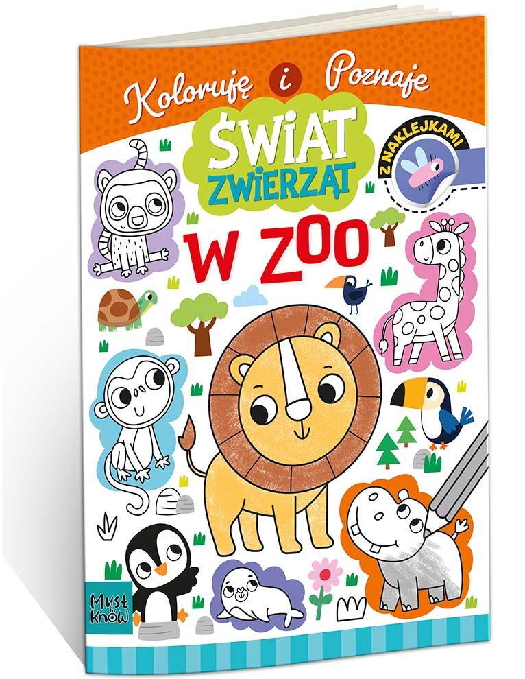 Kolorowanka A4 Świat Zwierząt w ZOO