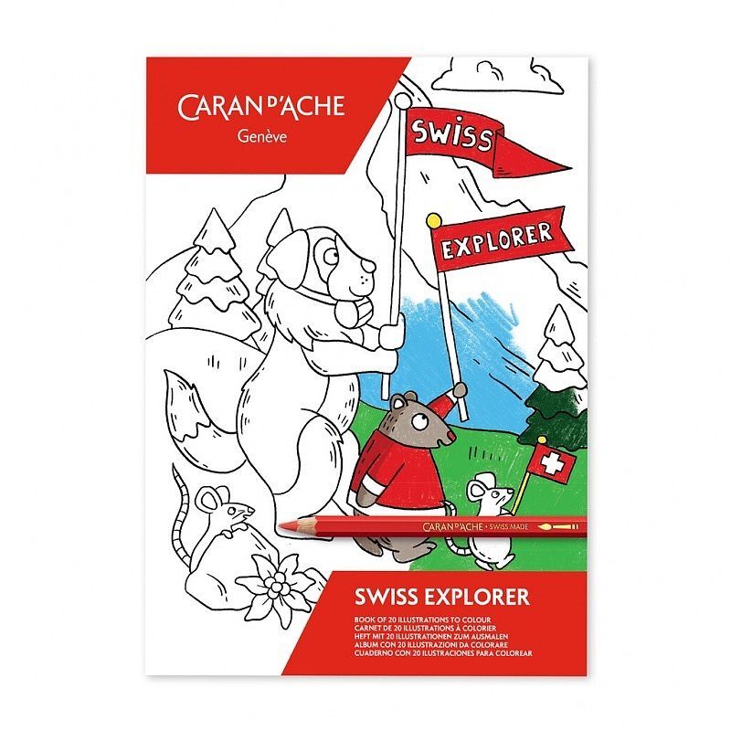 Kolorowanka caran d’ache swiss explorer