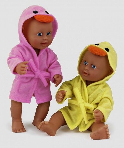 Lalka bobas Little Bathtime 25 cm żółta