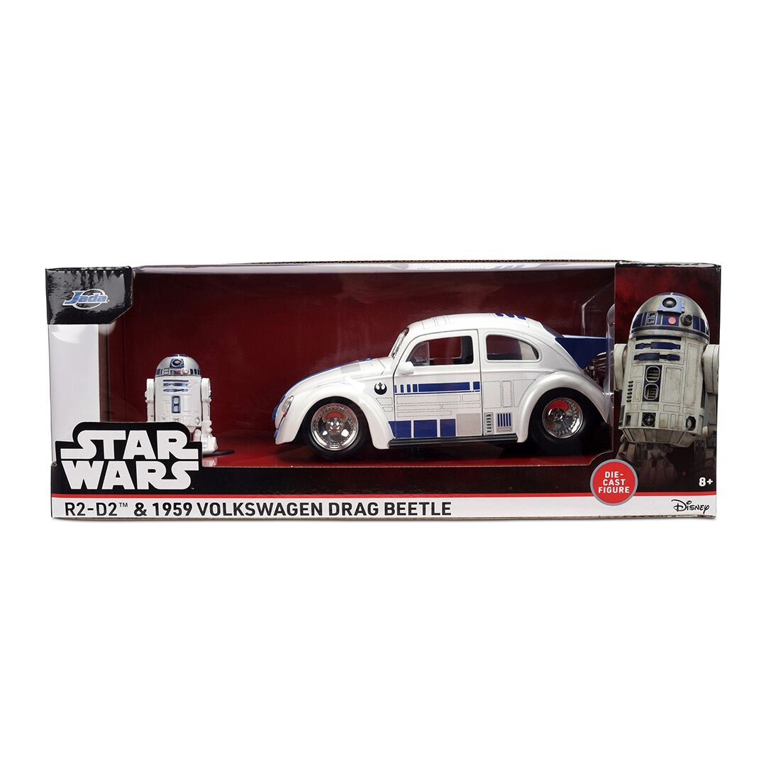 Volkswagen Drag Beetle 1:24+figurka JADA Star Wars