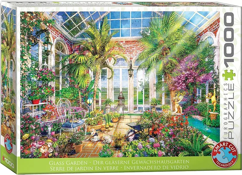 Puzzle 1000 glass garden summer conservato 6000-5870