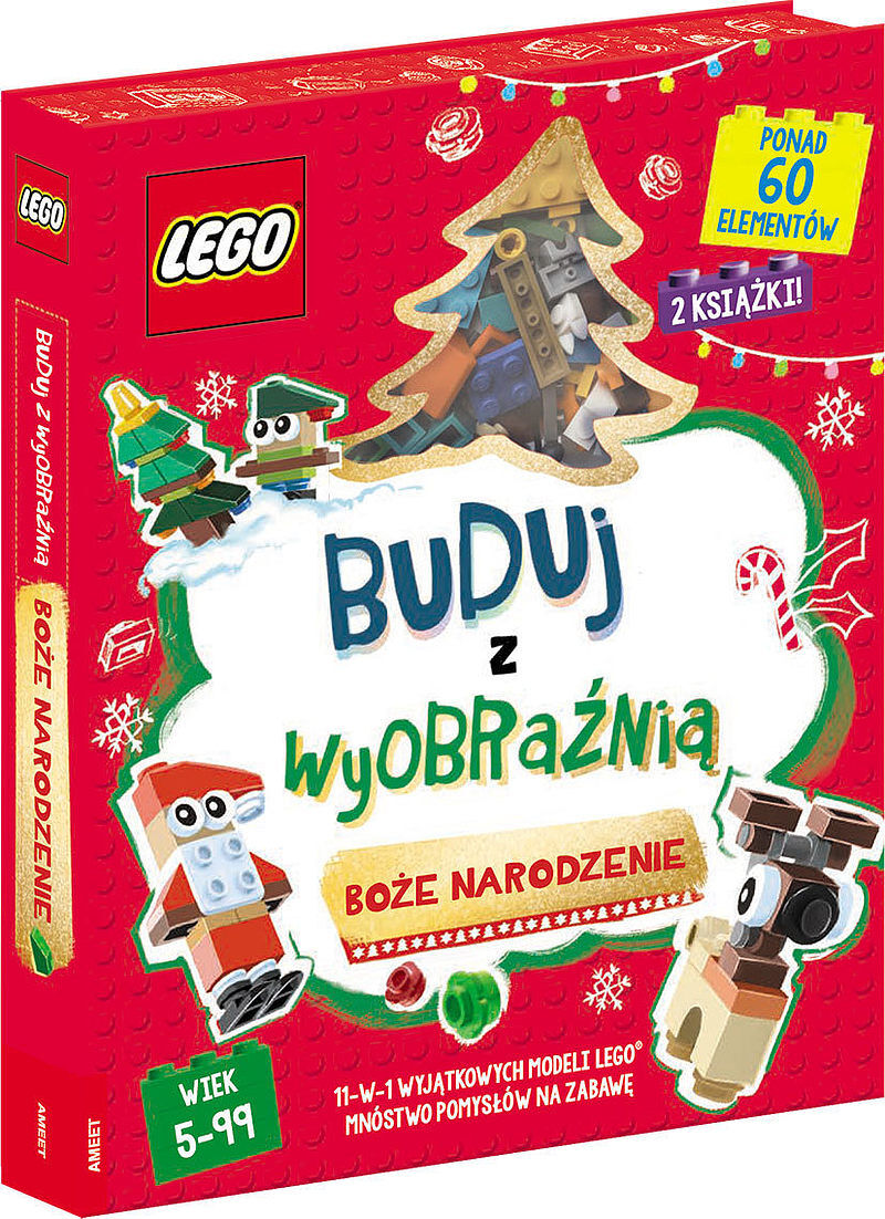 Lego iconic buduj z wyobraźnią boże narodzenie z lrb-6603