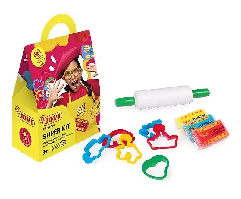 Zestaw superkit z plasteliną po 50g