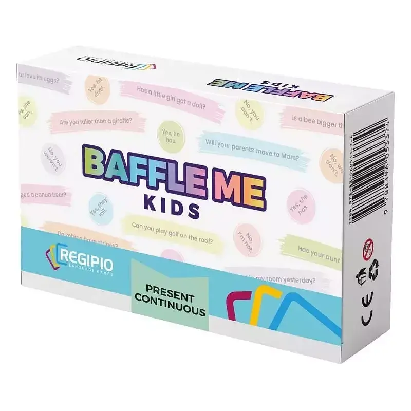 Game baffle me kids present continuous