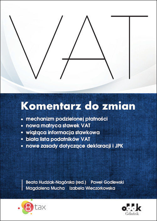 VAT Komentarz do zmian / PGK1357