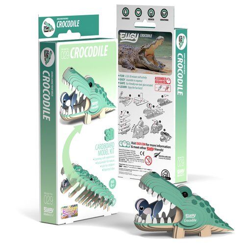 Krokodyl Eugy Eko Układanka 3D