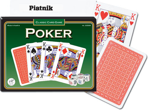 Karty do gry Piatnik 2 talie, Karty Poker