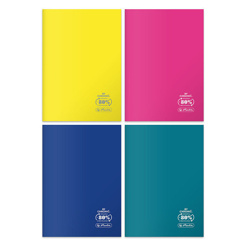 Zeszyt a5 60k linia eco pp colors fsc pakiet 5 szt