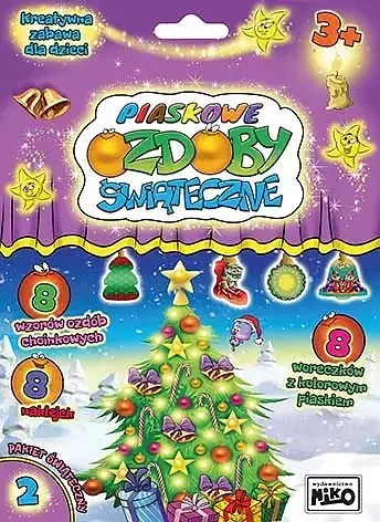 Piaskowe ozdoby świąteczne pakiet nr 2