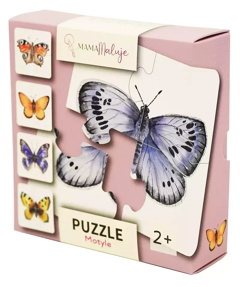 Puzzle 4 elementowe motyle