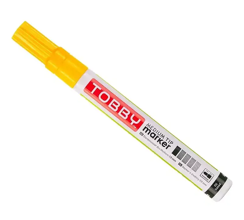 Marker olejowy tobby cytrynowy 1szt