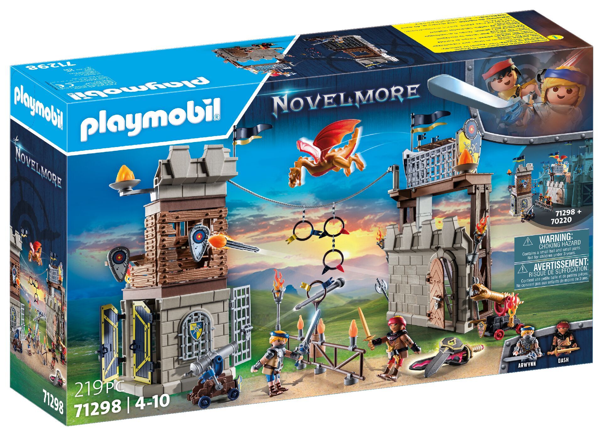 Playmobil Novelmore vs. Burnham Raiders Plac turniejowy 71298
