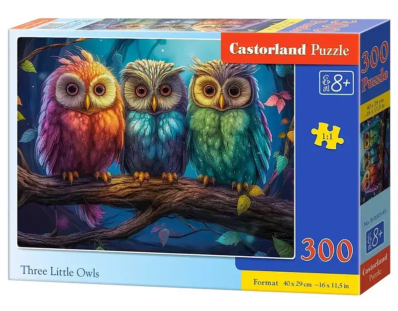 Puzzle 300 three little owls b-030545