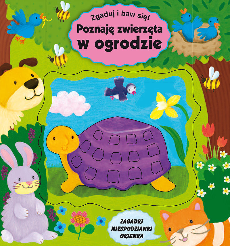 Poznaję zwierzęta w ogrodzie. Zgaduj i baw się!
