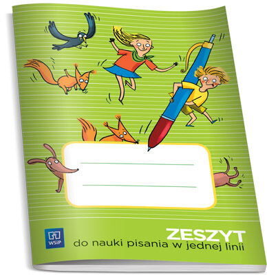 Zeszyt do nauki pisania w jednej linii