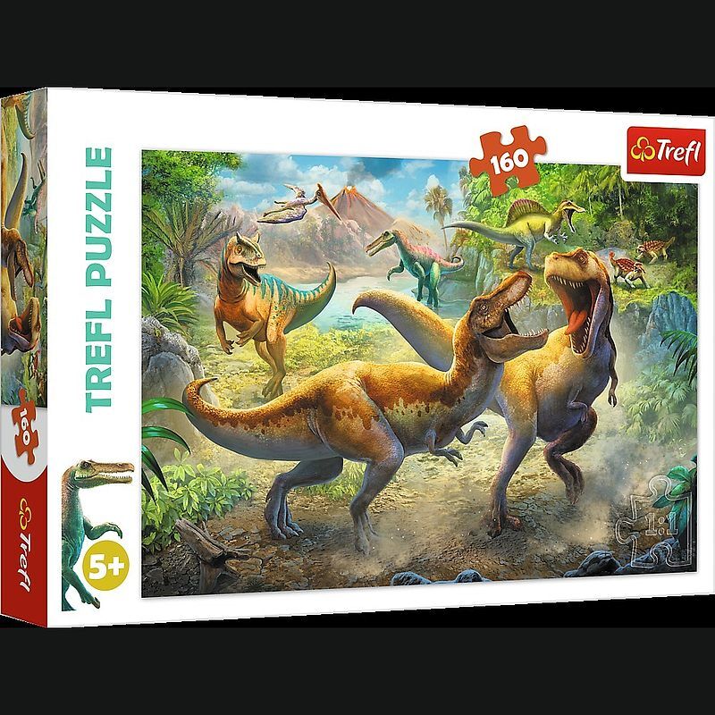 Puzzle 160 walczące tyranozaury 15360