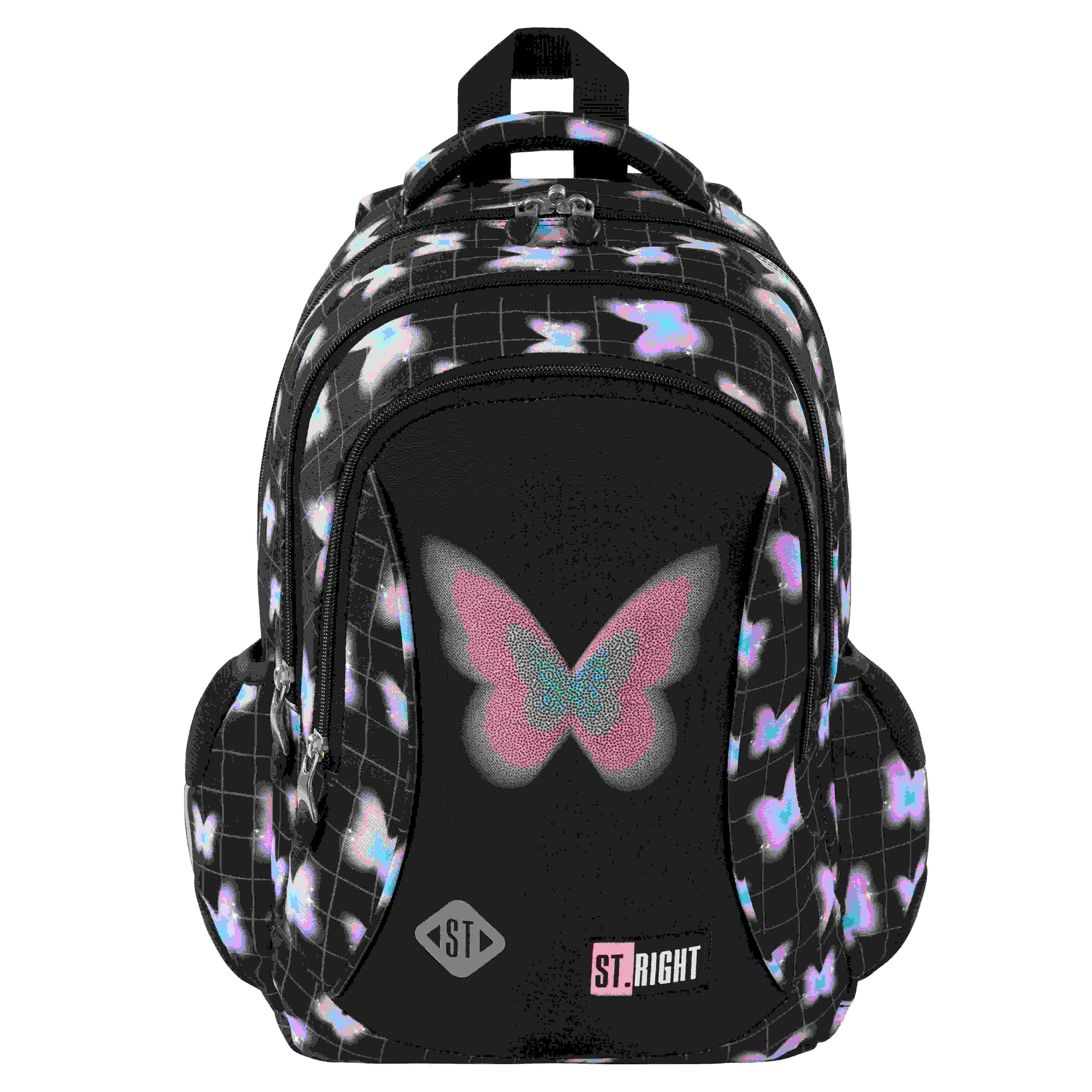 Plecak 3-komorowy Pastel Butterfly