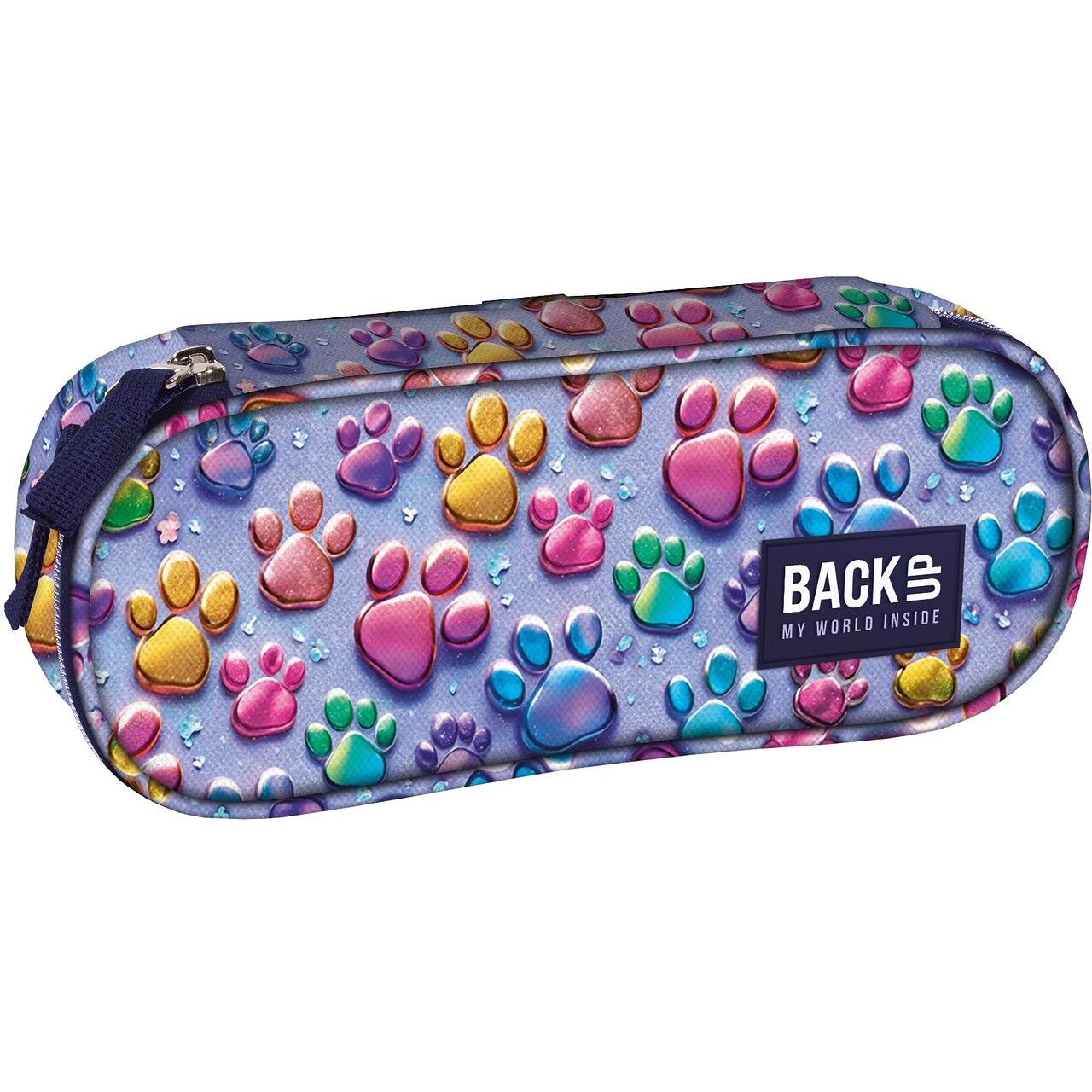 Piórnik owalny Backup Magic Paw Łapki PB8A15