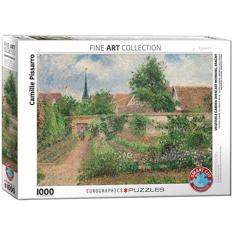 Puzzle 1000 ogród warzywny, camille pissarro 6000-0825