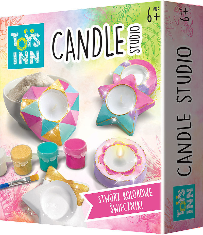 Candle Studio Gipsowe świeczniki