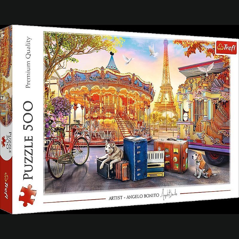 Puzzle 500 Wakacje w Paryżu