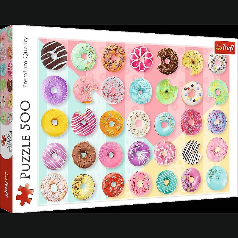 Puzzle 500 donaty 37334