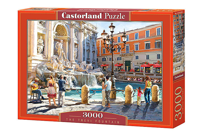 Puzzle 3000 fontanna trevi rzym c-300389-2
